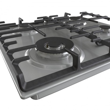 Gorenje | GW642ABX | Hob | Gas | Number of burners/cooking zones 4 | Rotary knobs | Stainless steel - 8